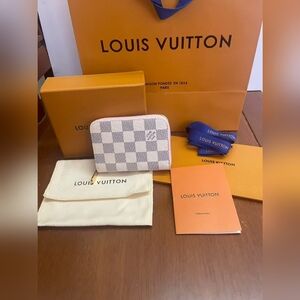Louis Vuitton Damier Azur Zippy Coin Purse